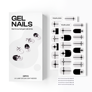 Coréen 100% Real Salon Quality Press on gel nails Gel Nail sticker manucure Wholesale Certified - Product Image 1