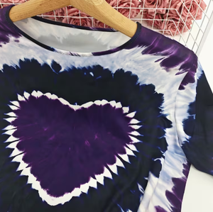 T-shirts pour femmes |   T-shirts décontractés surdimensionnés en polyester/coton personnalisés |   Ventes en gros de hauts à manches longues imprimés numériquement |   Vêtements B2B - Product Image 1