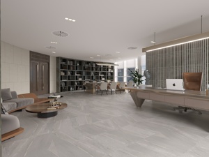 30x60 60x60 80x80 Azulejos de porcelana mate gris oscuro modernos Premium Azulejos de suelo y pared Antideslizante Antibacteriano Fábrica de Vietnam - Product Image 5