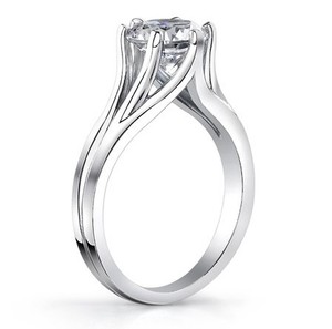 Bague Solitaire en Moissanite Taille Brillant, Monture à Griffes en Argent 925, Forme Constellation, Cadeau de Luxe pour Fiançailles, Mariage, Anniversaire - Product Image 2