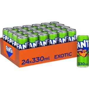 Fanta Exotic Mixed Fruit Flavored Soda 6 x 250 ml Carbonated <b>Soft</b> <b>Drink</b> Refreshing Beverage Wholesale Export Quality Original - Product Image 1