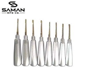 เครื่องมือถอนฟันสแตนเลสแบบ Luxating Elevator สำหรับทันตแพทย์มืออาชีพ ขายส่ง - Product Image 6