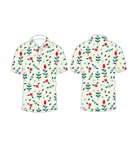Men’s <b>White</b> Floral Print <b>Polo</b> Shirt Short Sleeve Casual Summer Fashion Golf Shirt - Product Image 6