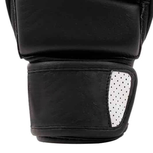 Half Finger PU MMA Gloves with Hook & Loop Wrist Support Lightweight Adjustable <b>Strap</b> for Boxing Martial Arts Training Unisex - Product Image 6