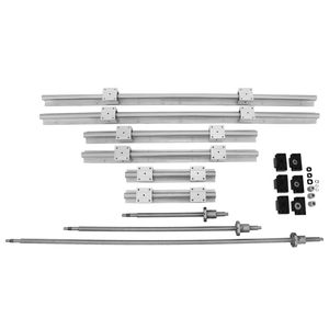 Kit di Supporto per Guida Lineare 350mm-650mm-1050mm con 2 Viti a Ricircolo di Sfere per Macchine CNC, Componenti Principali - Product Image 1
