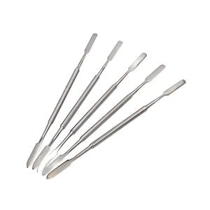 5 Espátulas Dentales de Acero Inoxidable de Doble Punta para Mezcla, Relleno y Modelado de Cemento y Alginato - Product Image 1