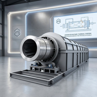 Calcinateur rotatif à haute efficacité, four rotatif pour usine de chaux et industrie du ciment