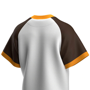 เสื้อเบสบอลแขนสั้นประสิทธิภาพสูง ระบายอากาศได้ดี ผลิตจากโพลีเอสเตอร์ 100% คุณภาพพรีเมียม ปรับแต่งได้ - Product Image 6