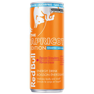 Boisson énergisante Red Bull édition abricot originale / Red Bull 250 ml sans sucre - Product Image 1