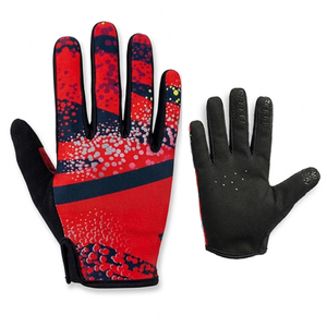 Guantes de Ciclismo de Pantalla Táctil Completos Personalizados de Alta Calidad Sports Corner, de Algodón/Cuero PU para Ciclismo de Carreras - Product Image 1