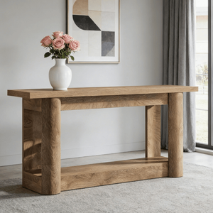 Consolle Lunga in Legno Massello Contemporanea per Casa, Appartamento e Hotel - Product Image 3