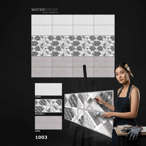 Azulejos de Pared de Cerámica de Estilo Tradicional Coreano de 300x600 mm en Acabado Brillante Color Beige Ónix con Característica Antideslizante para Baño - Product Image 6