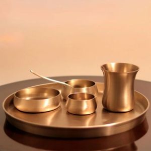Juego de Vajilla de Bronce de Lujo Kansa con Vajilla Completa para Uso en Hostelería Premium - Product Image 3