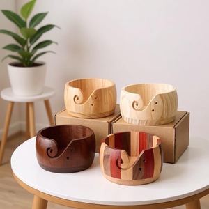 Wooden <b>Yarn</b> Bowls High Quality - Product Image 3