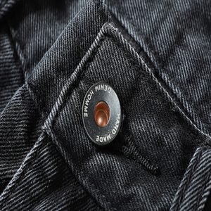 Jeans de Mezclilla de Algodón para Hombre, Corte Recto, Ajuste Holgado, Cintura Media, Color Sólido, Estilo Casual para Otoño - Product Image 5