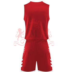 Durable <b>Athletic</b> Team Wear With Breathable Reversible Basketball Uniform Lightweight Jersey Shorts For Training - Product Image 4