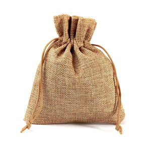 Bolsa de Yute Natural con Cordón, Reutilizable, para Regalos, Joyería, Recuerdos de Boda, Manualidades y Almacenamiento - Product Image 6