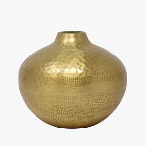 Vase à fleurs en métal au design moderne, fini, pour la décoration de table à la maison et au restaurant, vase en métal fait à la main, en gros - Product Image 4