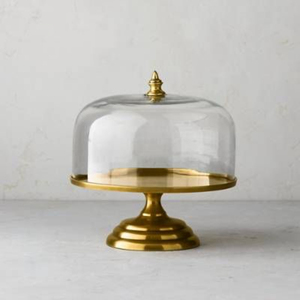 Soportes Clásicos de Metal para Tartas con Cubierta de Cristal, Soporte Redondo de la Mejor Calidad para Exhibición de Postres, Suministros para Tartas de Cumpleaños y Bodas - Product Image 2