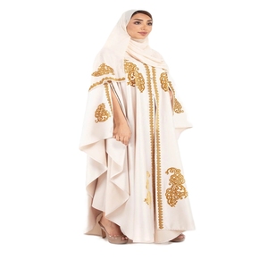 Vestido de oración musulmán Abaya, vestido Abaya con capucha de una pieza, vestido largo maxi para mujer, Jilbab islámico de Dubái con la mejor calidad. - Product Image 1