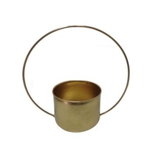 Decorative Gold Plated Flower <b>Pots</b> with Stand for Home Garden Hotel Restaurant Living Room Decoration - Product Image 5