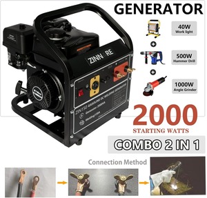 Soudeuse portable à moteur de 2000 watts, soudeuse à l'arc de 130 ampères - Product Image 3