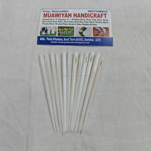 High Quality Handcrafted Bone Needles Eco-Friendly Customizable for Crochet Knitting <b>sewing</b> needle with custom size & shape - Product Image 5