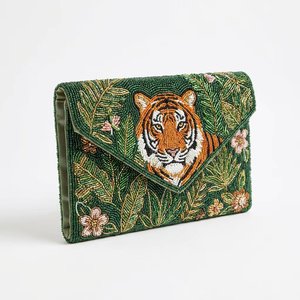 Handmade Seed Bead Fashion Clutch Bags Wholesale Floral Embroidery Evening Purses Supplier Custom Party Single <b>Strap</b> <b>Shoulder</b> - Product Image 2