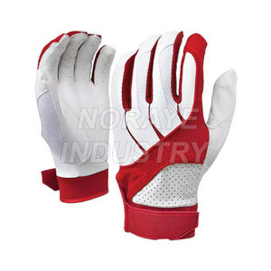 Gants de frappe de baseball personnalisés sublimés en cuir Cabretta, antidérapants, pour softball, vente en gros OEM - Product Image 1