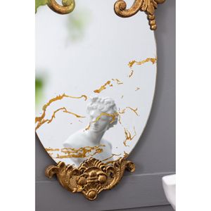 26 \ "X 15 \" decorativo a parete ovale specchio accento pezzo per soggiorno ingresso camera da letto o ufficio - Product Image 6