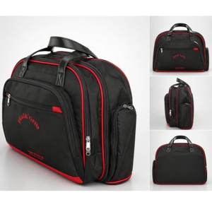 Custom DST laptop bags <b>for</b> sororities and fraternites black bag with red piping delta black bag <b>for</b> <b>computer</b> - Product Image 1