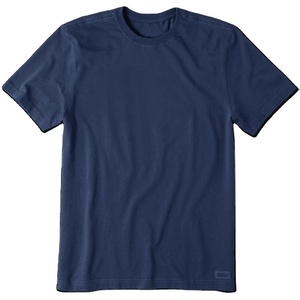 T-shirts pour hommes de haute qualité 100% coton, motif uni, décontractés, respirants, anti-boulochage, prix de gros, service OEM - Product Image 5