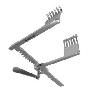 Retractor de huesos Instrumento quirúrgico ortopédico multifuncional con 6 puntas Distractor lumbar y de costillas manual para columna vertebral - Product Image 4