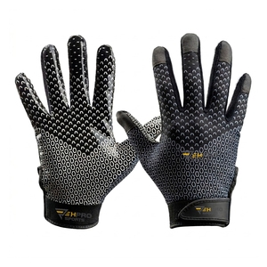 Guantes de Receptor de Fútbol Americano Antideslizantes e Impermeables con Acabado Adhesivo, Calidad Profesional Personalizada para Uso Deportivo y con Pelotas - Product Image 6