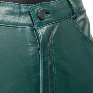 Handmade Sheep Leather Pant Genuine Leather <b>Jeans</b> Slim Fit <b>Man</b> Trouser Plain Dyed Leather Pant - Product Image 4