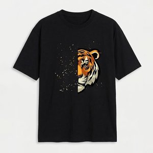 เสื้อยืดโอเวอร์ไซส์ทรงหลวมสำหรับผู้ชาย ผ้าคอตตอนหนาคุณภาพพรีเมียม เสื้อยืดเปล่า OEM ขายส่ง เสื้อยืดผู้ชายผสมโพลีเอสเตอร์ เสื้อผ้าสำหรับใส่ออกนอกบ้าน - Product Image 1