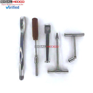 Instrumento ortopédico quirúrgico hueco de acero inoxidable para extracción de tornillos rotos y implantes médicos, grado profesional - Product Image 4