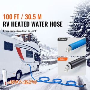 Tubo dell'acqua riscaldato per camper con rivestimento ondulato 45F, 30,5 m, autoriscaldante e antigelo - Product Image 2