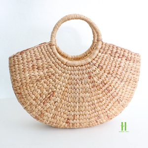 NEW DESIGN Decorative Seagrass Woven <b>Basket</b> Handmade Storage Tote with <b>Handle</b> for Kitchen Bathroom and Living Room - Product Image 4
