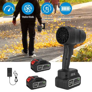 Mini Soffiatore per Foglie Senza Fili 130000RPM a Batteria con 2 Batterie da 3Ah per Soffiare Foglie, Neve, Polvere e Acqua - Product Image 1