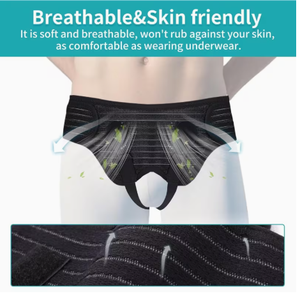 Ceinture de soutien lombaire ergonomique avec sangles de jambe réglables pour hommes, en spandex, pour toutes les saisons, soutien pour les arts martiaux et la protection de la zone inguinale. - Product Image 3