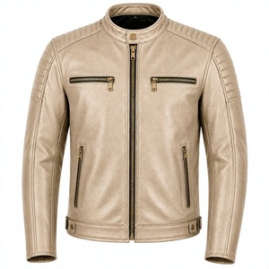 <b>men</b> genuine leather motorcycle <b>biker</b> <b>jacket</b> motocross racing street riding cycling premium custom oem lazib sports manufacturer - Product Image 1
