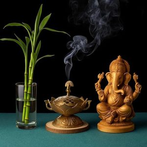 Quemador de Incienso de Metal Ecológico Pulido a Mano para Velas de Té, con Acabado Liso y Brillante, para Uso Religioso, Precio al por Mayor, India - Product Image 2