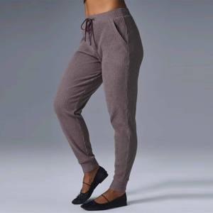 Custom <b>Womens</b> Ribbed <b>Jogger</b> Sweatpants | High-Quality Stretchable <b>Joggers</b> with Elastic Waist and Ribbed Fabric Custom <b>Joggers</b> - Product Image 4
