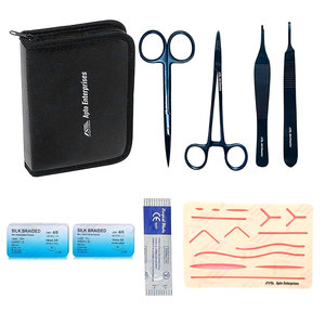 Kit de Dissection et de Suture en Acier Inoxydable – Instrument Médical pour Étudiants – Kit d'Entraînement à la Suture et à la Dissection – Comprend - Product Image 1