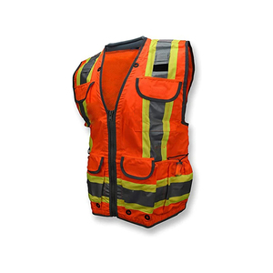 Gilet de sécurité unisexe confortable au design moderne à prix de gros, gilet de travail réfléchissant haute visibilité à prix de gros - Product Image 2
