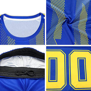 High Quality Quick Dry Summer Boys Soccer Jersey and Shorts Tracksuits Uniform Set With Custom logo Kids Soccer Wear - Product Image 5