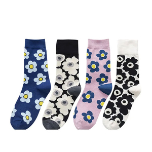 Latest Custom Knitted Organic Cotton Unisex <b>Socks</b> With Custom Prints Breathable 2 Toe Ankle High Wholesale <b>Soft</b> <b>Socks</b> Pakistan - Product Image 1
