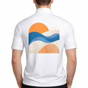 เสื้อคอเต่าแขนสั้นแบบสั่งทำขายส่งสำหรับผู้ชาย - ผู้ผลิต OEM และผู้จัดจำหน่ายขายส่ง - Product Image 2