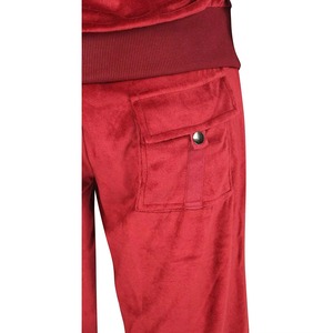 Conjunto Deportivo de Terciopelo para Mujer, Venta al por Mayor, Chaqueta de Manga Larga Informal y Pantalones, 2 Piezas, Traje Deportivo de Algodón - Product Image 5